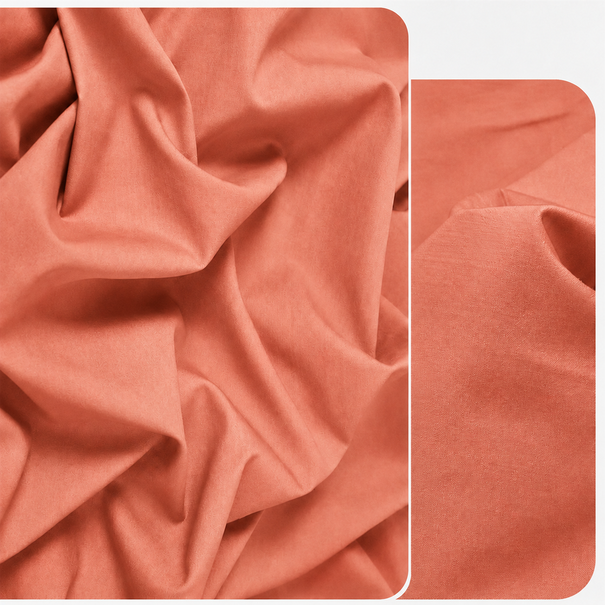Housse de couette en coton Terracotta – vue 2 – Atelier Somey