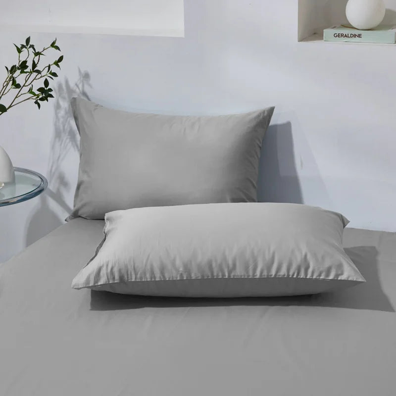 Coussin en coton Gris