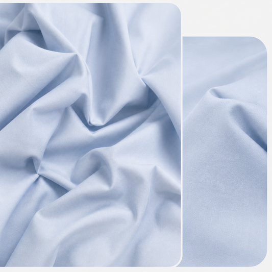 Housse de Couette en Coton bleue