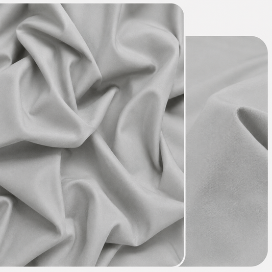 Housse de Couette en Coton Gris