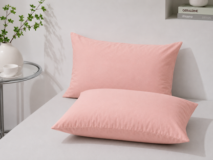 Taie d'oreiller en coton Rose Pétale – Atelier Somey