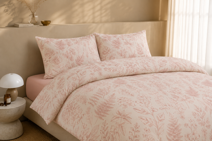 Parure de lit Douce Romance, housse de couette et taies d'oreiller assorties – Atelier Somey