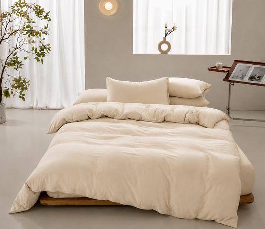 Housse de couette en coton - Sable Doux