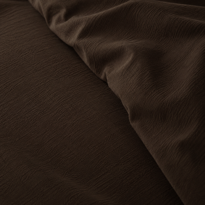 Parure de lit en coton fil froissé Moka – vue 2 – Atelier Somey