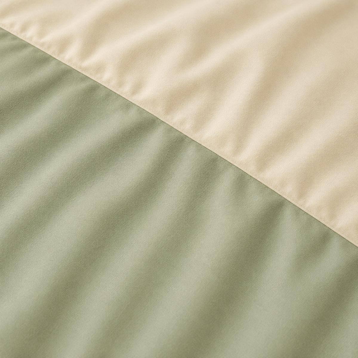 Parure de lit réversible en coton Thé & Citron – vue 2 – Atelier Somey