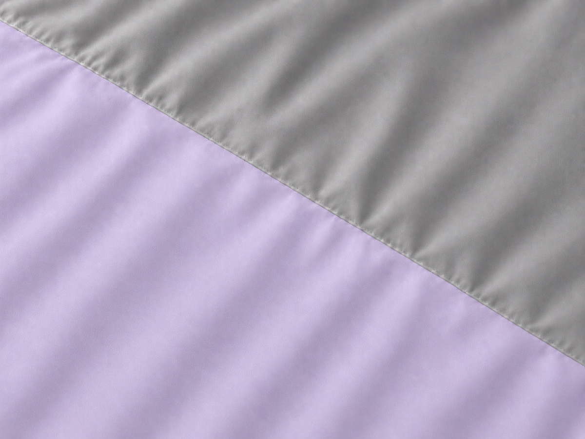 Parure de lit réversible en coton Rivière & Galets – vue 2 – Atelier Somey