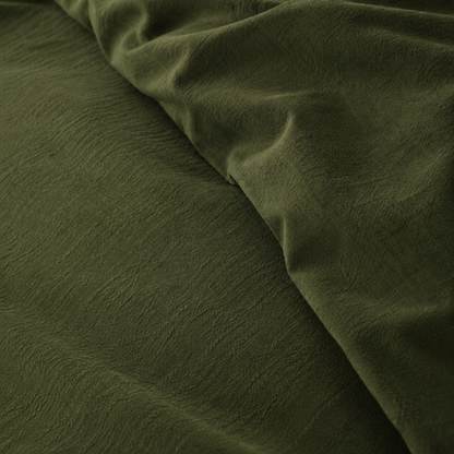Parure de lit en coton fil froissé Olivier – vue 2 – Atelier Somey