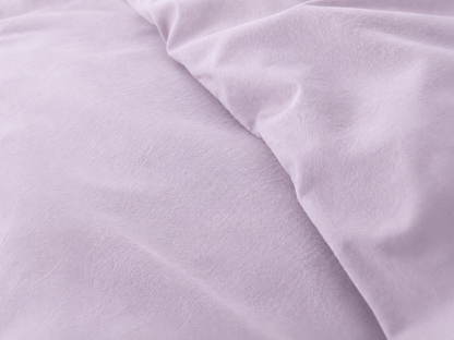 Parure de lit en coton fil froissé Figue – vue 2 – Atelier Somey