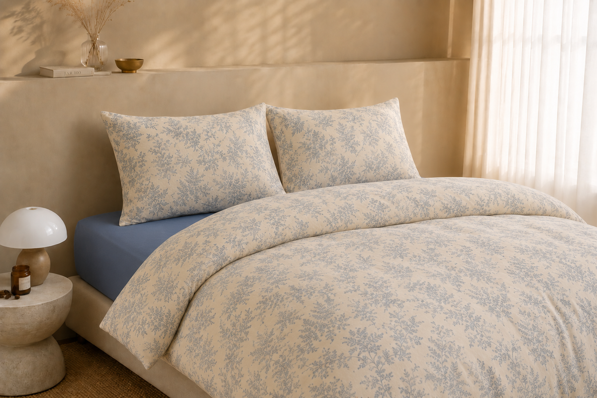 Parure de lit Canopée, housse de couette et taies d'oreiller assorties – Atelier Somey