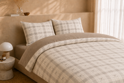 Housse de couette imprimé Ribon