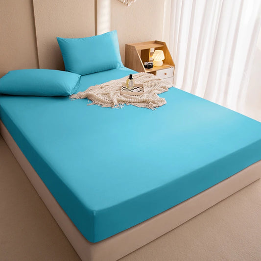 Drap Housse Impermeable bleu